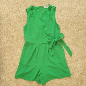 Emma & Michele Green Wrap Romper